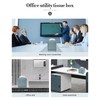 Tissue Box Cover, Jeethemy Square PU Leather Tissue Box Holder,