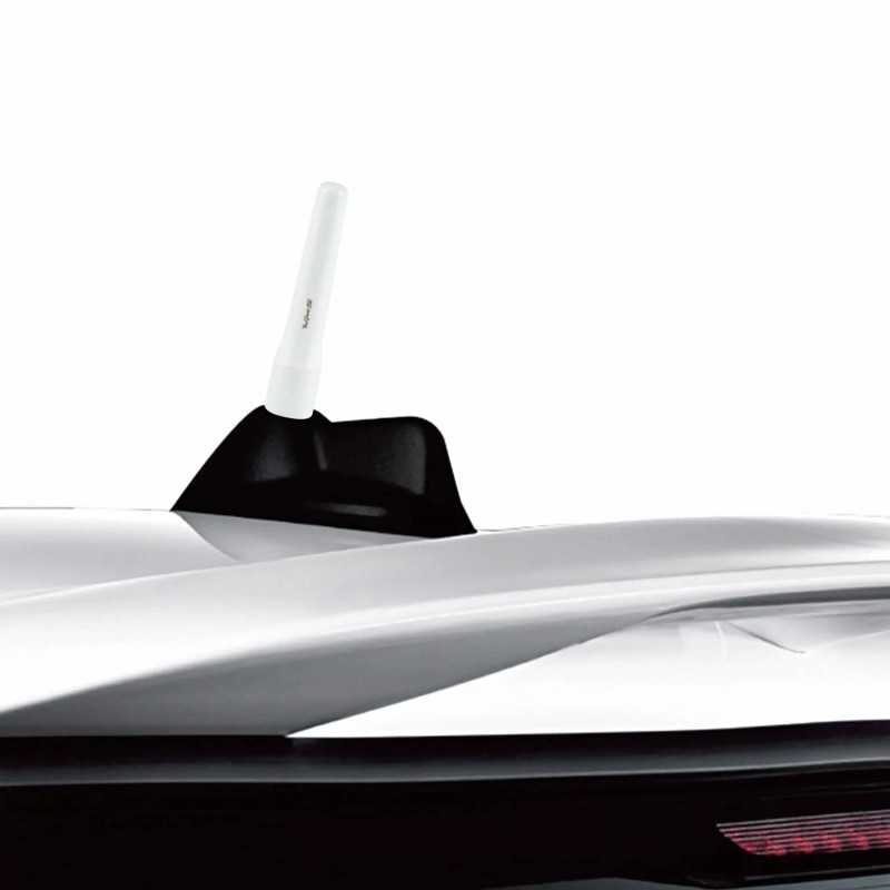 VMS 3 INCH SHORT WHITE ANTENNA FOR FORD F150 F250