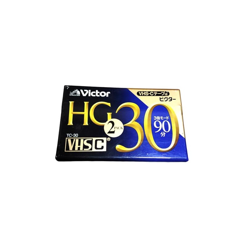 Victor 2TC-30HGD VHS-Cカセット 30HGD HGシリーズ 2本