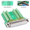 Jienk DB50 Solderless Connector, D-SUB 50-pin Port Terminal Adapter HDB50