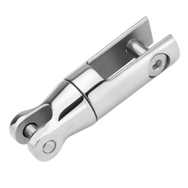 Pvrud 316 Stainless Steel Boat Anchor Swivel Marine Two Section Grade Anchor Chain Swivel, Fits 1/4"-5/16" Chain