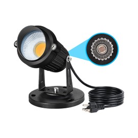 SUNVIE Dusk to Dawn Outdoor Lighting 120V LED Spot Lights Outdoor Landscape Spotlights with Photocell Sensor Waterproof Outdoor Spot Lights for Yard 7W Outdoor Spotlight Flag Light for Garden Tree