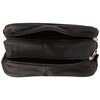 Everest 578W Dual Compartment Toiletry Bag, Black, One Size
