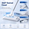 Snap Grip Mini Mop with Zero Touch Press System,7in Microfibre