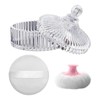 Kopinma Body Powder Puff and Container Set, Dusting Powder Puff