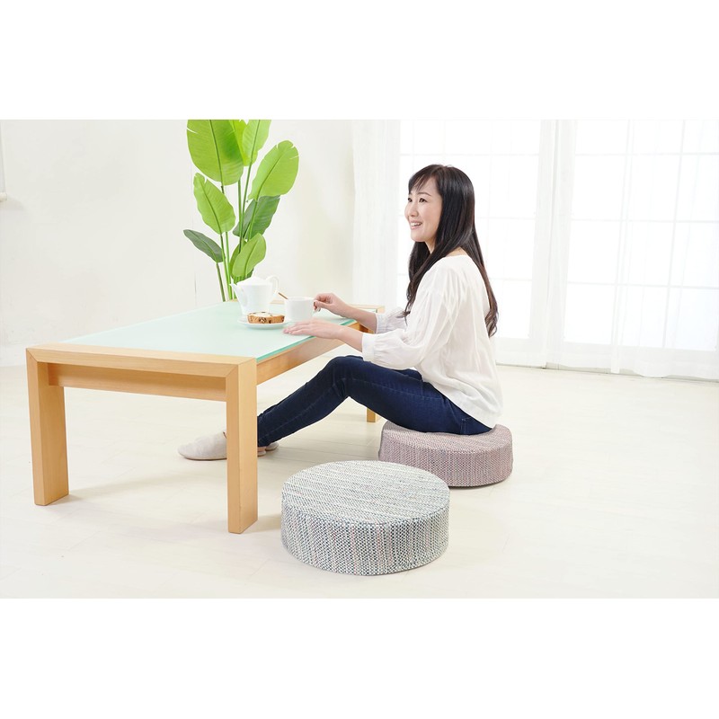 Gold Round Floor Cushion 40 High Rebound (Cover Only, Ragusa