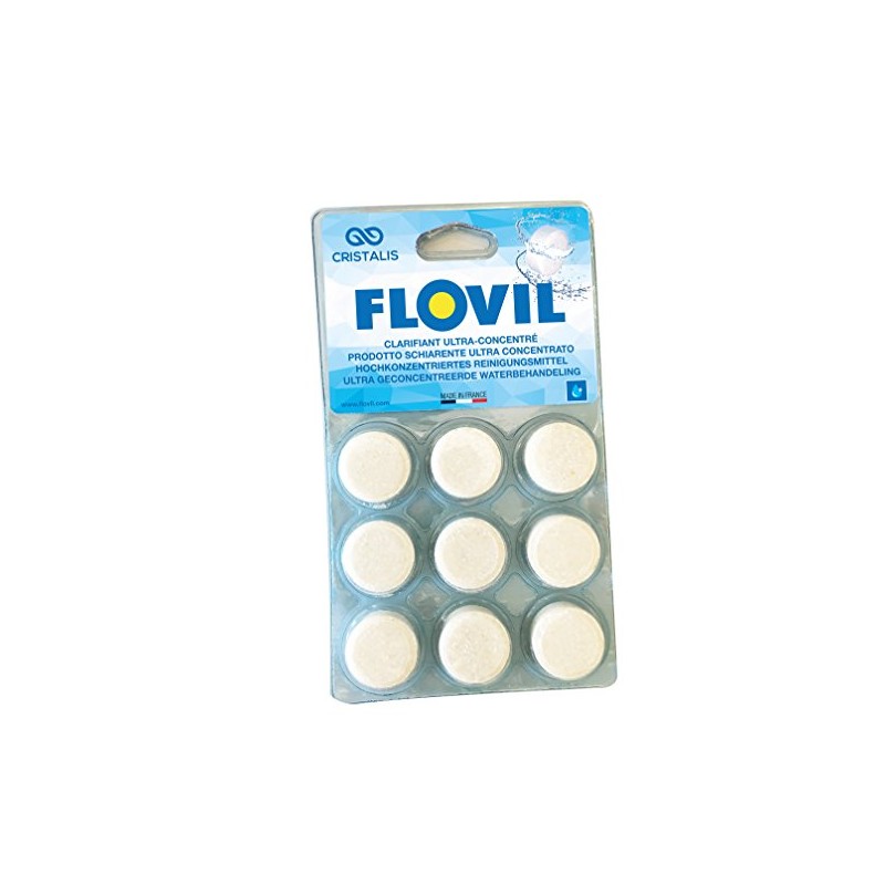 Flovil 9 tablets Vlokmiddel voor zwembaden