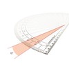 Kearing Large 30cm Clear Protractor for School, Woodworking, Office Supplies,