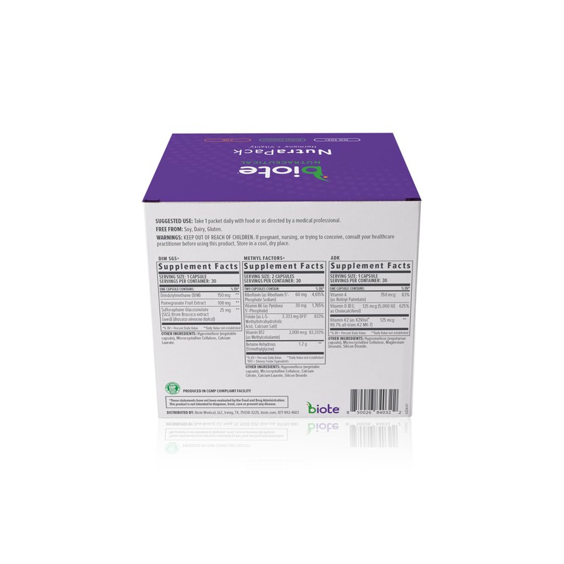 bioTE Nutraceuticals - NutraPack - Hormone Balance + Vitality Support