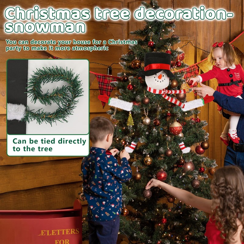 Christmas Tree Jack of Skellington Body Doll Decorations Christmas Burlap