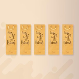 Packmate Wine Bag (Pack of 5), Made of Recycled Paper