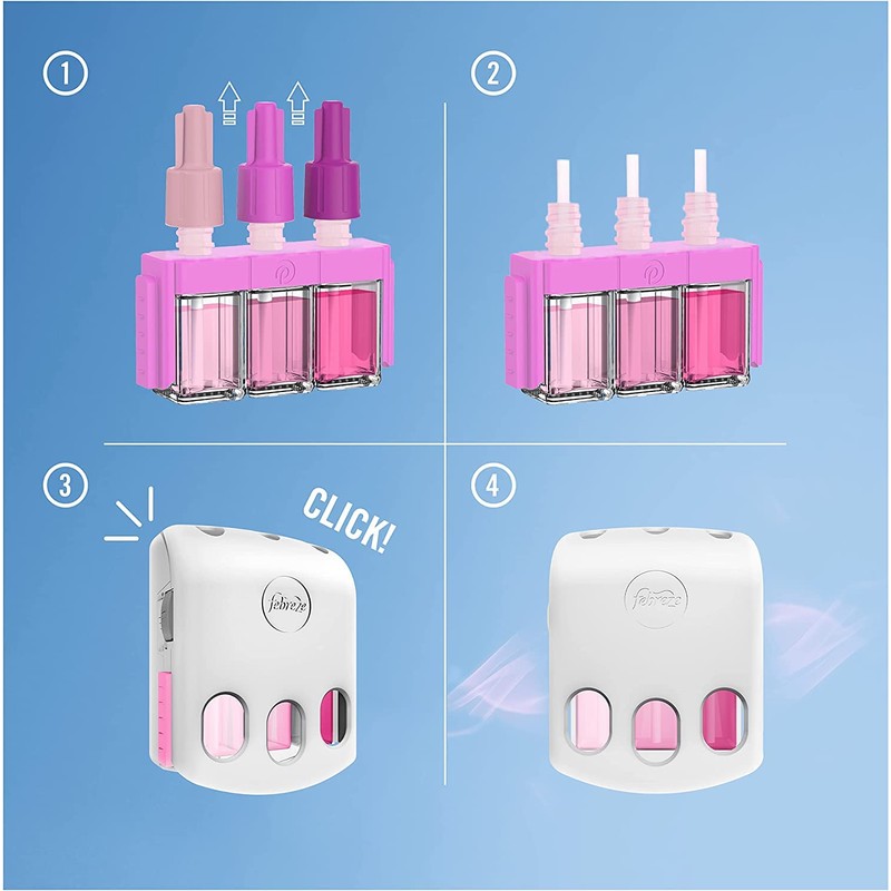 Febreze 3Volution Air Freshener Plug In Refill 60ML Cotton Fresh,