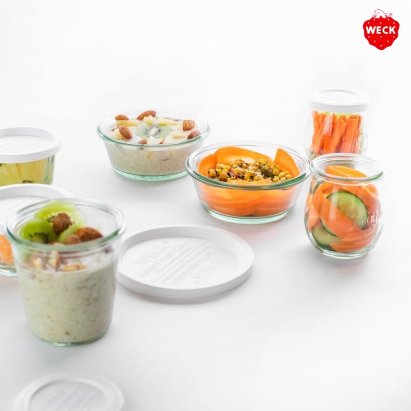 Weck Keep Fresh 80mm Lids 5 Pack | For Preserving,