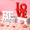 Valentine's Day Love & Be Mine Wooden Signs,Romantic 2PSC Letter