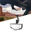 BARQUPO Convex Rear View Center Mirror Wide Angle Foldable Curved