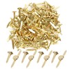 150Pcs Split Pins, 8x19mm Round Head Mini Brass Brads Paper