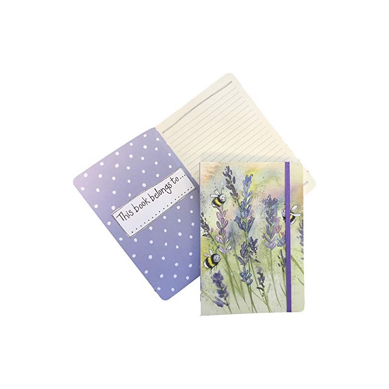 ALEX CLARK Bees Large Chunky Notebook - Soft Back Cover