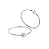 Elli Women's Ring Set Elegant Basic with Crystals, 62, Sterling