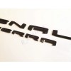 GMC 4pcs Gloss Black DENALI HD DENALI SIERRA Emblems Fit