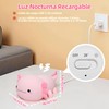 Lámpara de Noche Axolotl, Luz Nocturna Infantil, Silicona Táctil, Regulable,