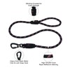 4ft/5ft Reflective Rope Dog Leash with Soft Rubber Handle -