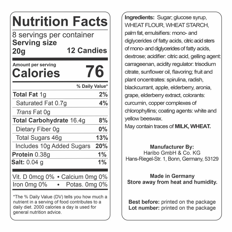 Haribo Pico-Balla Gummy Candy 160g