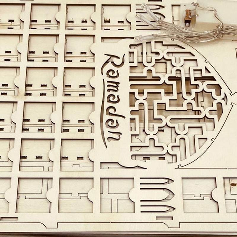 Wooden Ramadan Advent Calendar 2022 Eid Ramadan Mubarak Advent Calendar