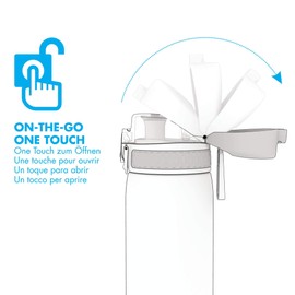 Ion8 Leak Proof Slim Water Bottle, BPA , 600ml, Green