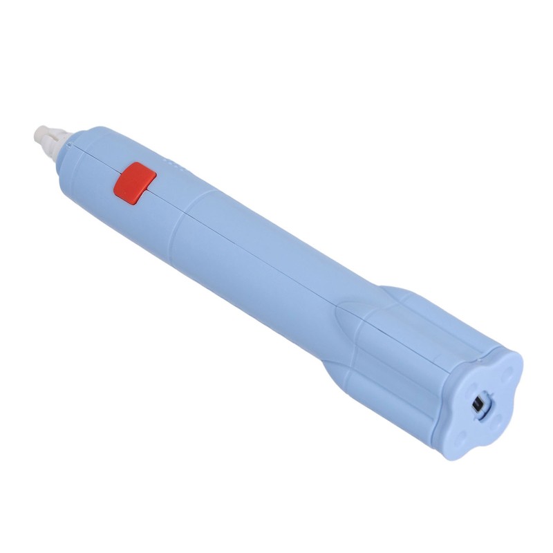 Electric Eraser Low Noise Rechargeable 2 Replaceable Refills 2.7x16cm ABS