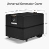 QH.HOME Waterproof Generator Cover 24x18x20 inch ,900D Heavy Duty Oxford