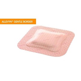MediSale Allevyn 66800260 Gentle Border Dressings, 10 cm x 10 cm (Pack of 5)