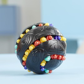 Hasbro Gaming Atomix Game for Kids, Teens, and Adults , Brainteaser Puzzle Sphere Ball and Fidget Toy , Ages 7 and Up , 1 Player , Travel Games