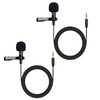 MICMXMO 2 Pack Lavalier Lapel Microphone for DJI MIC 2