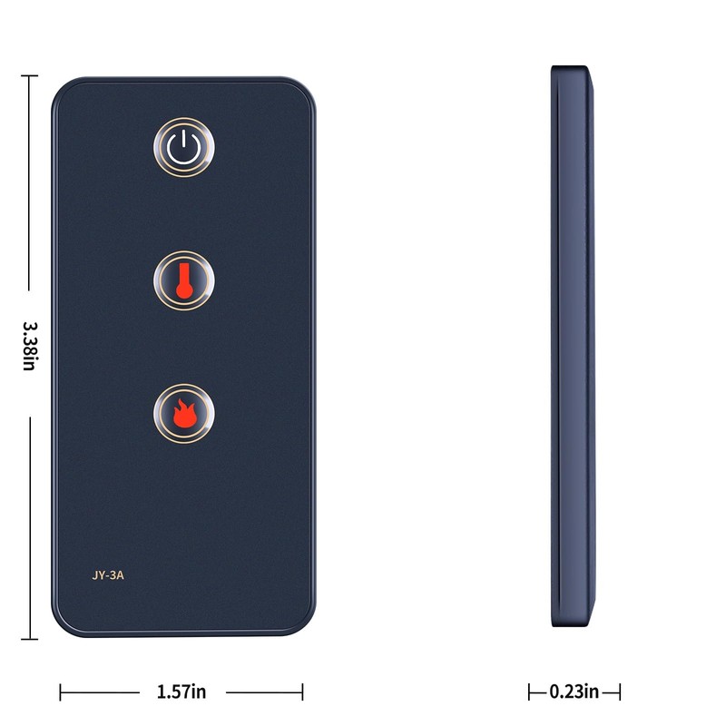 New Replacement JY-3A Remote Control for Pleasant Hearth Fireplace LH-24