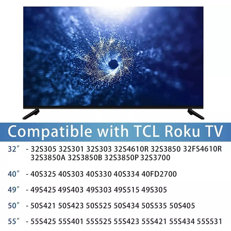 N/A TV Base Stand for TCL Smart TV, TV Stand