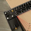 Multi Angle Measuring Ruler 40cm 16in 45 90 Degree Combination