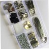 Operitacx 96Pcs Picture Frame Hanging Hooks Kit Photo Hanger with