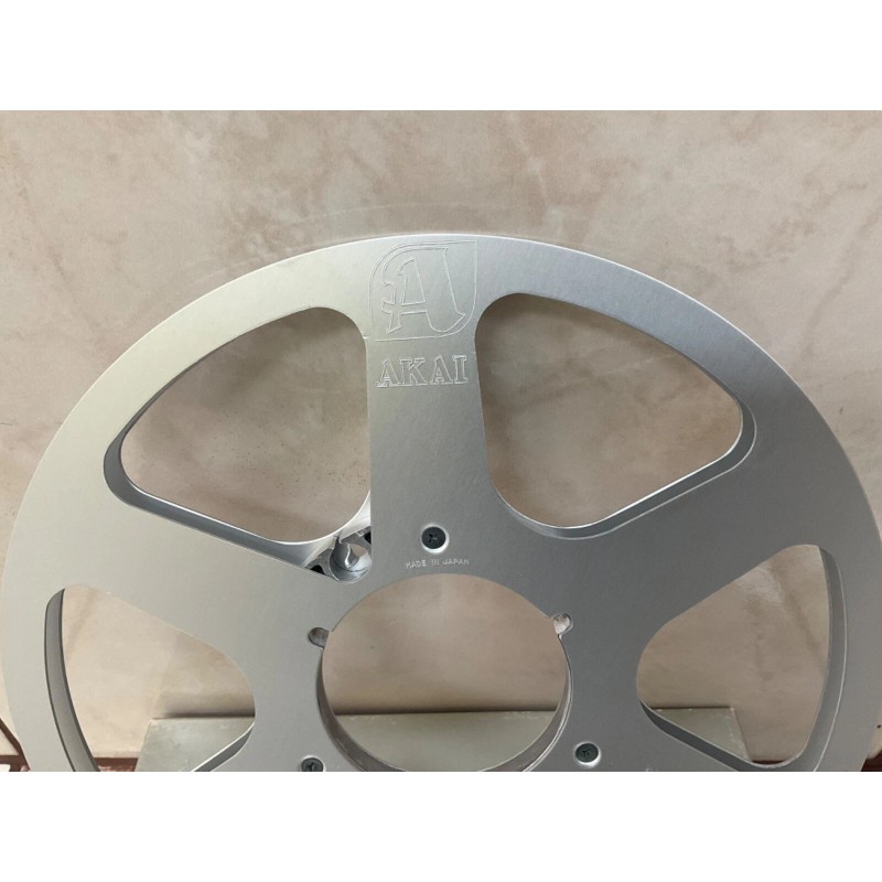 Akai 267 vintage 10.5" Metal Reel to Reel 1/4" Tape