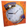 Zugar Land Funny Black Backwards Joke Wall Clock (9") Large