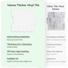 Vamos Tile Upgraded Thicker Design Peel and Stick Backsplash Tile,