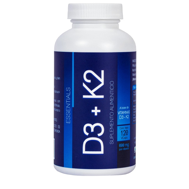 NLS Essentials®| D3 400 UI + K2 para mejor absorción