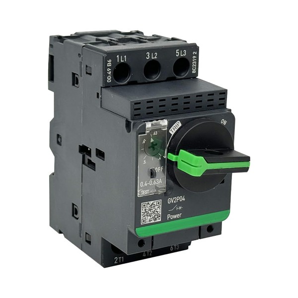 New Motor Circuit Breaker GV2P04 0.4-0.63A Manual Motor Starter with