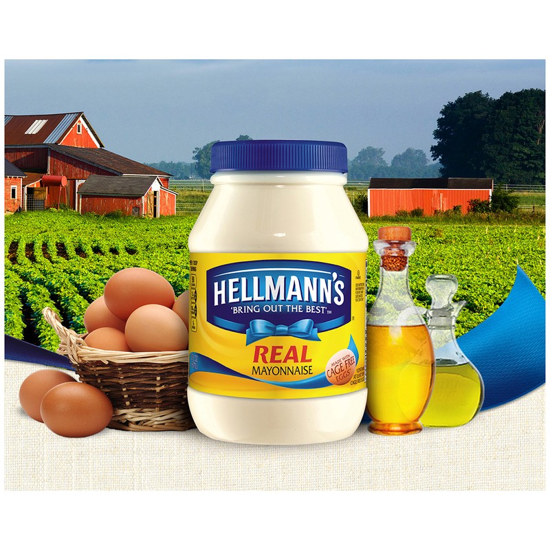 Hellmann's Mayonnaise, Made With Cage Free Eggs, 15 Fluid Ounces