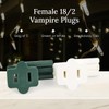 Pro Christmas Female Vampire Plug - Bag of 5 Slide-On
