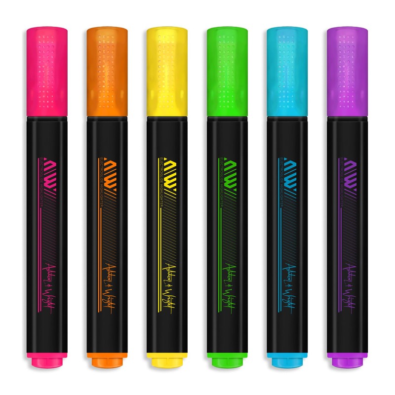 Ashton and Wright - ElectroGlide Triangular Highlighters (Neon & Pastel)