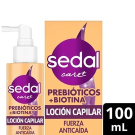 SEDAL Loción Capilar Prebióticos + Biotina, ayuda a reducir la caída del cabello* dejándolo más fuerte y resistente 100 ml