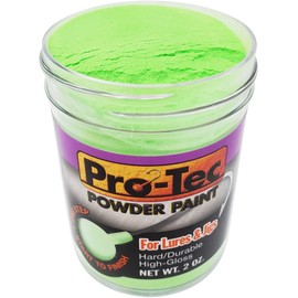 Pro-Tec Jigs and Lures Powder Paint, Jig Head Fishing Paint, Fishing Lure Paint (Candy Lime)