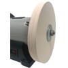 8 in Leather Honing Stropping Wheel Includes Premium White Buffing