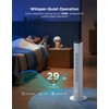 GoveeLife White Tower Fan for Bedroom, 36" Smart Floor Fan