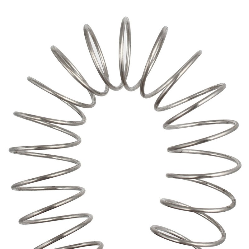 sourcingmap 1.5mmx25mmx305mm 304 Stainless Steel Compression Springs Silver Tone